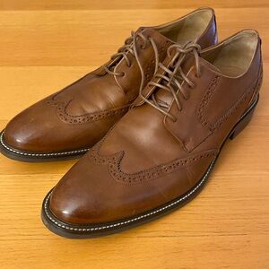 Cole Haan brown leather shoes size US 11M very good condition